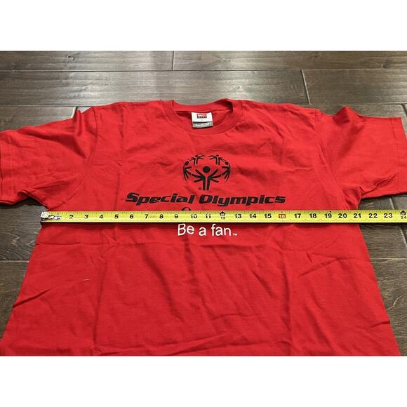 Vintage Nike Mens Red Special Olympics Oregon Be A Fan T-shirt Size M MEDIUM - Picture 8 of 9